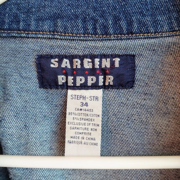 Dark blue denim jacket - Picture 6 of 6